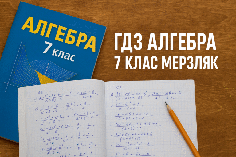 гдз алгебра 7 клас мерзляк